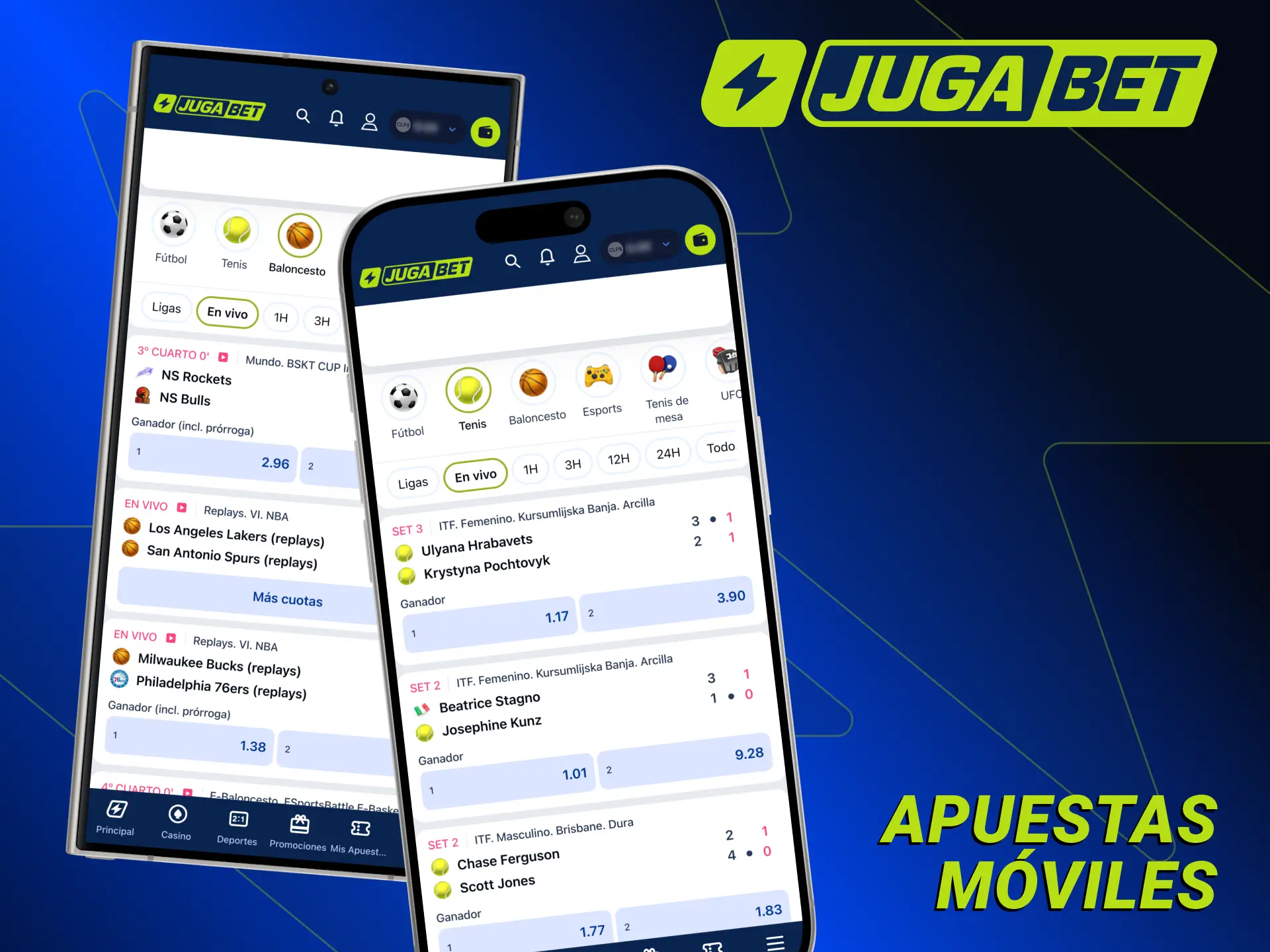 Prueba las apuestas deportivas sobre la marcha con la aplicación Jugabet en tu dispositivo.