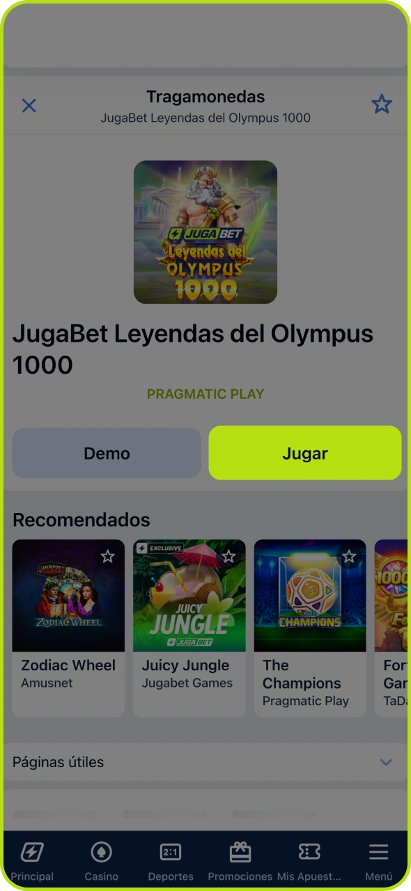 Juega en el casino Jugabet para cumplir con los requisitos de apuesta del bono.