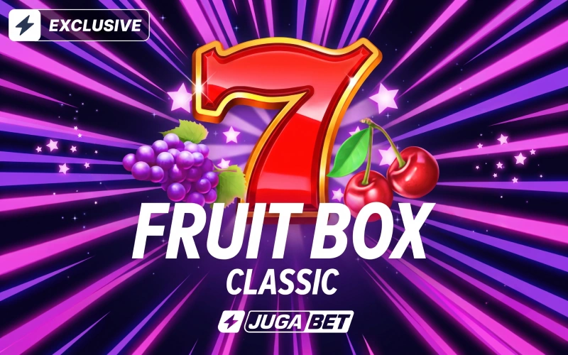 Fruit Box Classic es un juego de tragamonedas exclusivo de la plataforma Jugabet.