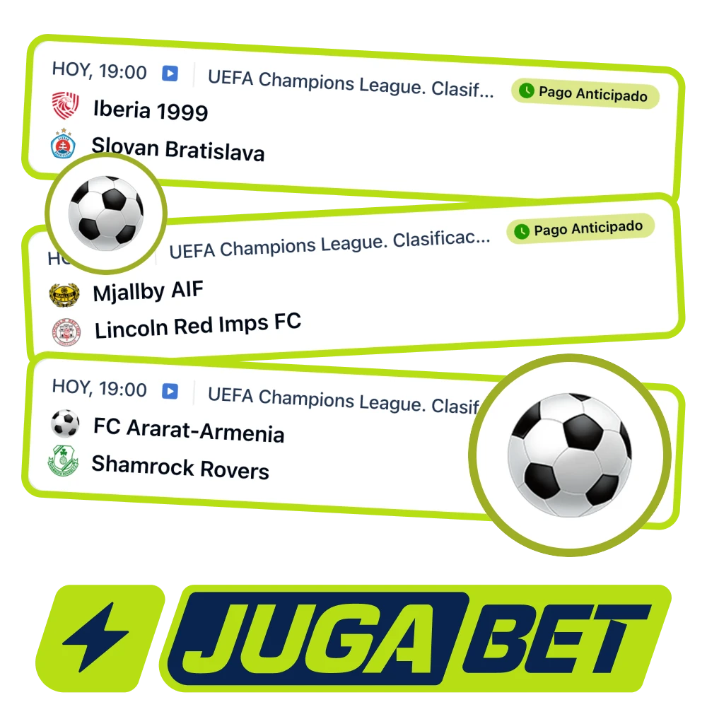 Empieza a apostar en fútbol en la plataforma oficial de Jugabet.
