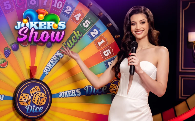 Prueba tu suerte en el juego Jugabet Live Joker’s Show.