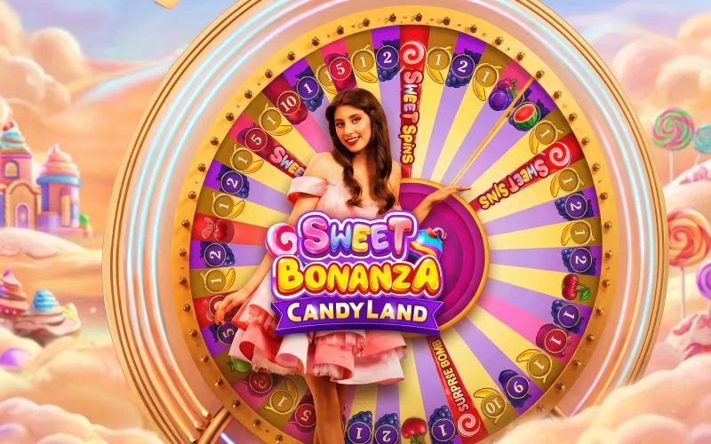 Jugabet te ofrece jugar al juego de casino en vivo Sweet Bonanza CandyLand.